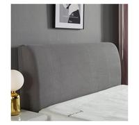 JHSDHYD Copri Testata Letto Matrimoniale Copritesta letto elastici spessi, protezione posteriore in pile polare, antipolvere, lunga copertura posteriore(Grey,AA 180-200cm)