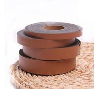 JHSDHYD Cordino Cuoio 10 m 10-25 mm Strisce for Bordi Intrecciati Cinturino in Pelle PU Risultati Cavo di Cuoio Piatto Corda Collana Fai da Te creazione Braccialetti per Fai da Te(Light Coffee,20mm)