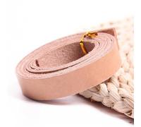 JHSDHYD Cordino Cuoio Nero/Marrone/caffè 3-30mm Nessuna Saldatura Piatto Cavo di Gioielli in Vera Pelle Stringa Corda Pizzo Girocolli Fai da Te Collana Bracciale Trovamento per Fai da Te(Brown,10mm)