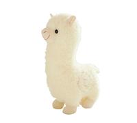 JHSDHYD Cuscini Decorativi Lovely Alpaca Plush Toy Alpaca Hug Pillow Kawaii Stuffed Animal Dolls Fluffy Alpaca Sleep Pillow for Girls Boys(White Alpaca Toy,L 46cm)