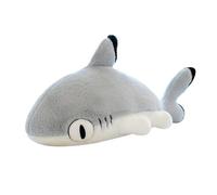 JHSDHYD Cuscini Decorativi Shark Cat Stuffed Doll Soft Toy Stuffed Animal Plushie Holiday Decorative Prop Bedroom Sofa Fluffy Sleep Pillow Home Decoration(M)
