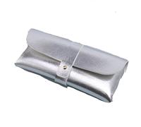 JHSDHYD Custodia occhiali da sole 1 Custodia Protettiva For Occhiali Classica Da Donna E Uomo Morbida Portatile For Lettura per Elegante Portatile(Silvery)