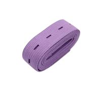 JHSDHYD Elastico per Cucito 15/20/25/30MM Accessori for Cucire Fai da Te Foro for Bottoni Fasce Elastiche in Maglia Nastro colorato Bianco Nero Tessitura per Fai da Te(Light Purple,3yard)