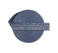 JHSDHYD Elastico per Cucito Nastro Elastico Pieghevole Glitterato FOE 5/8" 15 mm, in Spandex, for Capelli, Fascia for, Vestito, Fai da Te, Cucito, 2,5, 10 Iarde per Fai da Te(Color16,2 Yard)