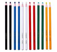 JHSDHYD Gesso da sarta Pennarello Strumenti for Cucire Gesso for Cucire Senza Tagli for matite for Indumenti su Misura Accessori for Cucire Matite in Tessuto per Tessuti(12pcs Multi)