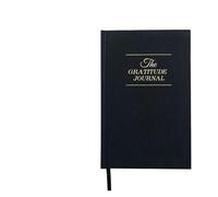JHSDHYD Quaderno Appunti 2 pezzi Diario della gratitudine Quaderno Autodisciplina Programma di punzonatura Piano Manuale Studente Ufficio Adatto for cancelleria(Black)
