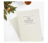 JHSDHYD Quaderno Appunti 2 pezzi Diario della gratitudine Quaderno Autodisciplina Programma di punzonatura Piano Manuale Studente Ufficio Adatto for cancelleria(Beige)