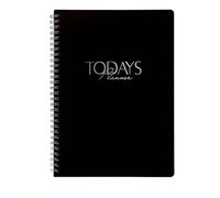 JHSDHYD Quaderno Appunti 2 quaderni di pianificazione settimanale non datati da 7 giorni con programma orario, piano pasti, monitoraggio delle spese e monitoraggio dell'assunzione di acqua