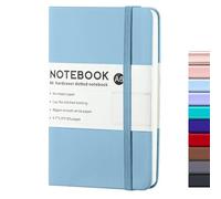 JHSDHYD Taccuino Tascabile Quaderni A6, diari, piccoli diari, quaderni, album da disegno, cancelleria, blocchi for appunti, ufficio, materiale scolastico(Light blue)