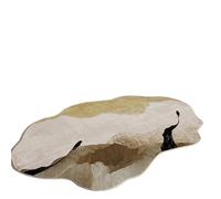 JHSDHYD Tappeto peloso Tappeto a forma semplice Tappetino da soggiorno Cuscino for divano Camera letto comodino grande lavabile antiscivolo Decorazioni for la casa per Casa(WHITE,100x150cm 40x59imch)