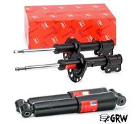 2x Ammortizzatore Assale posteriore Occhiello superiore JHT418T TRW per FIAT