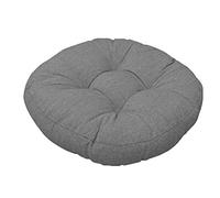 jHuanic Cuscino rotondo per sedia, morbidi cuscini per sedie, lavabile, per interni ed esterni, sala da pranzo, giardino, cucina, ufficio, patio (45 x 45 cm, grigio scuro)