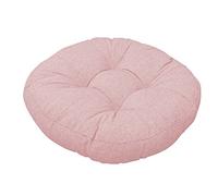 JHuanic - Cuscino rotondo per sedia, morbido, lavabile, per interni, esterni, giardino, cucina, ufficio, patio (50 x 50 cm, rosa)