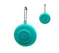 Jhukfmc LED Dog Tag Light, luci per cani, luce di sicurezza per animali domestici, luci collare per cani in silicone, 2,36 x 2,36 x 0,79 cm, collare luminoso per cani ad alta visibilità, dura circa 24
