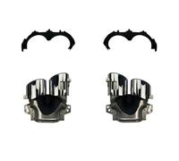 JHVVBFWF Auto Paraurti Posteriore Turbo Silenziatore Punte di Scarico Tubo Esce per Mercedes per Benz GLA H247 GLA200 220 250 GLA35 GLA45 AMG Refitting 2020 + Terminali di Scarico(GLA35 Silver)