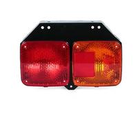 JHVVBFWF Gruppo Fanale Posteriore per Hino per Ranger PRO 500 700 Series FC FD GD FG FL FM 2003-2017 Fanale Posteriore per Auto Luce Freno(Only 1 Right)