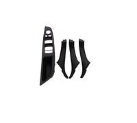 JHVVBFWF Guida A Sinistra Con Guida A Sinistra Per Serie 5 F10 F11 2010-2017 Grigio Beige Nero Car Interior Maniglia Interna Porta Pannello Pull Trim Cover(Black,Set)
