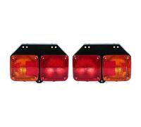 JHVVBFWF per Hino Ranger PRO 500 700 Series FC FD GD FG FL FM 2003-2017 Gruppo Fanale Posteriore Fanale Posteriore Auto Luce Freno(1 Left And 1 Right)