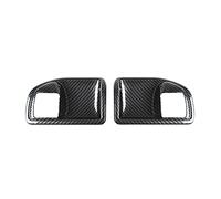 JHVVBFWF Per Jeep Per Wrangler JK 2-Porte 2011-2017 Auto Porta Interna Anteriore Maniglia Ciotola Decorazione Della Copertura Adesivi Accessori Interni(Carbon fiber grain)