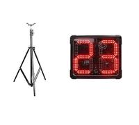 JHXHFJXZ Contatore elettronico for Il Conto alla rovescia a 2 cifre, Colore Rosso, da 8 Pollici, Impermeabile, 24 Secondi, cronometro for Il tiro da Basket Controllo Facile(Suit B)