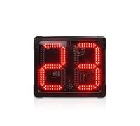 JHXHFJXZ Contatore elettronico for Il Conto alla rovescia a 2 cifre, Colore Rosso, da 8 Pollici, Impermeabile, 24 Secondi, cronometro for Il tiro da Basket Controllo Facile(Suit A)