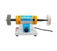 JHXHFJXZ Lucidatrice da banco da 320 W con Accessorio, lucidatrice for Gioielli e Giada, 800-10000 Giri/min per lucidare Metalli, Giada