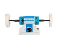 JHXHFJXZ Lucidatrice for Gioielli con 3 Tipi di Ruote, velocità variabile, operazioni da banco, smerigliatrice for la rimozione della ruggine da Legno e Metallo per lucidare Metalli, Giada