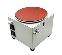 JHXHFJXZ Macchina for smerigliatura a Disco Piccola Carta vetrata elettrica Adesivo Piastra in Alluminio da 6 Pollici con 20 Pezzi di Carta vetrata per lucidare Metalli, Giada(Set 4 Dual Motor)