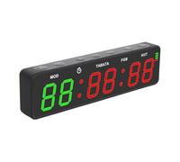 JHXHFJXZ Orologio con Timer Portatile for Palestra, Timer Digitale Magnetico Ricaricabile for Allenamento a intervalli con cronometro Controllo Facile