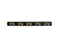 JHXHFJXZ Orologio Mondiale a LED con Timer multizona Orologi da Parete for Città for Hotel, Imprese multinazionali, aeroporti internazionali Controllo Facile(HIT5-2.3R)