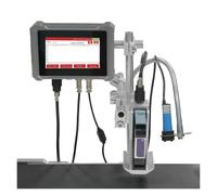 JHXHFJXZ Stampante a getto d'inchiostro industriale online, ugello da 12,7 mm, stampante for etichette, codice a barre QR, immagine del logo, data di scadenza, stampante Materiale di stampa ampio