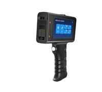 JHXHFJXZ Stampante a getto d'inchiostro portatile portatile for codice a barre UV codice QR logo tessile data a mano macchina for la codifica di etichette Materiale di stampa ampio(With 2 black inks)
