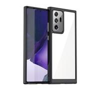 Jhxtech Custodia per Galaxy Note 20 Ultra/Samsung Note 20 Ultra N985F, custodia ultra sottile trasparente rigida in PC posteriore + morbido TPU paraurti in silicone antiurto cover per Samsung Galaxy