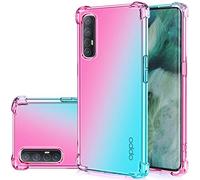 Jhxtech OPPO Find X2 Neo, custodia protettiva antiurto per OPPO Find X2 Neo (rosa/verde)