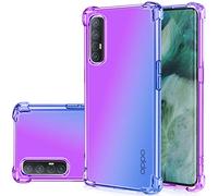 Jhxtech OPPO Find X2 Neo, custodia protettiva antiurto per OPPO Find X2 Neo (viola/blu)