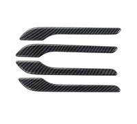 JHYBDP Copertura Per Maniglia Esterna Della Portiera Auto Per Tesla Per Model 3 Y Coperture Decorative Per Maniglie Adesivi Decorativi Accessori Copri Maniglia Portiera Esterna(Nero 1)