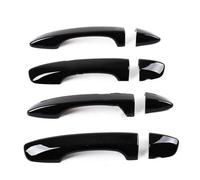 JHYBDP Copertura Per Maniglia Esterna Della Portiera Auto Per VW Per Tiguan MK2 MK 2 2017 2018 2019~2024 Coperture Decorative Accessori Copri Maniglia Portiera Esterna(Nero 2)