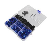 JHYBDP Vite carenatura Kit di Bulloni per Carenatura, Molle per Parabrezza E Scocca per NX650 J-X Dominator NX 650 NX650J-X 1988-1999 Bulloni Viti per carrozzeria(Blu)