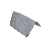 JHzood Borsa Portaoggetti in Feltro per Il Letto con Tasche, Portatelefono per Riviste, Borsa da Scrivania per Letto, Portatelefono per Riviste per Casa, Binari per Letto Piccole Cose (Grey)