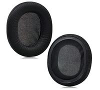 JHZZWJ Cuscinetti auricolari di ricambio per cuffie SteelSeries Arctis 3, 5, 7, 9, 9X, PRO Gaming Headphones in pelle sintetica di colore nero per console di gioco, PC, dispositivi mobili da gioco