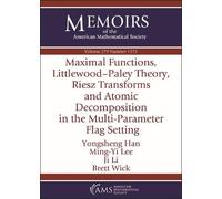 Ji Li Yongsheng Maximal Functions, Littlewood-Paley Theory, Riesz Tr (Tascabile)