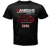 Ji Wei Yu Japan Manga Akira Shotaro Kaneda Ctom Motorcycle Japan Movie T-Shirt Black L