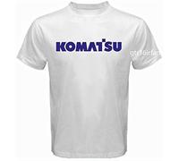 Ji Wei Yu Komatsu Excavator Fashionhine Men Logo T Shirt White XXL