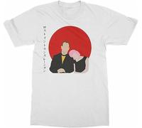 Ji Wei Yu Men's Lost in Translation Film Bill Murray Movie Japan T-Shirt Tee Xmas White White M