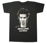 Ji Wei Yu Men's Nick Cave And The Bad Seeds T-Shirt Graphic Unisex Casual T-Shirt Black M