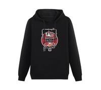 Ji Wei Yu Men's Saw The Final Chapter 2010 Hrror Adventure Hoodies Long Sleeve Pullover Loose Hoody Sweatershirt M