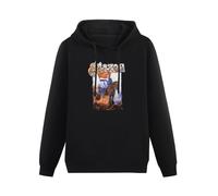 Ji Wei Yu Men's Saxon Crusader Hoodies Long Sleeve Pullover Loose Hoody Sweatershirt L