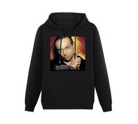 Ji Wei Yu Men's Sean Paul Dutty Rock Rock Hoodies Long Sleeve Pullover Loose Hoody Sweatershirt M