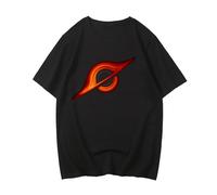 JI XIANGJU Black Hole Sun Planets Interstellar Quasar Pattern T Shirt Mens Cotton Stars Pretty Cool Colorful BoysThe Galaxy T-Shirt Black XL