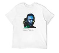 JI YANG HONG Cool Israel Adesanya Men Women Cotton Topt Shirt T-Shirt WhiteM